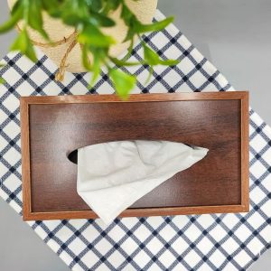 جا دستمال کاغذی چوبی رایکا