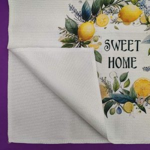 دستمال آشپزخانه طرح لیمو Sweet Home