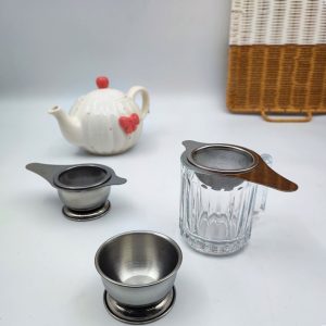 صافی چای پایه دار استیل