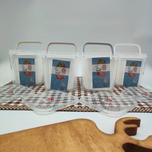 ظرف ترشی سبددار 1.25 ل مانیا 1