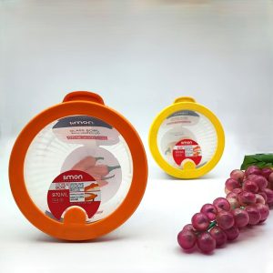 ظرف شیشه ای شیادار 970ML لیمون 1