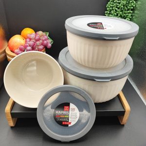 ظرف پلاستیکی سه سایزی کاپریس