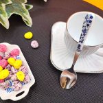قاشق چای خوری گل آبی