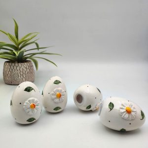 نمکدان سرامیکی طرح بابونه