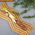 چاقو دسته چوبی سایز بزرگ