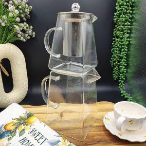 کتری قوری تمام پیرکس چهار گوش