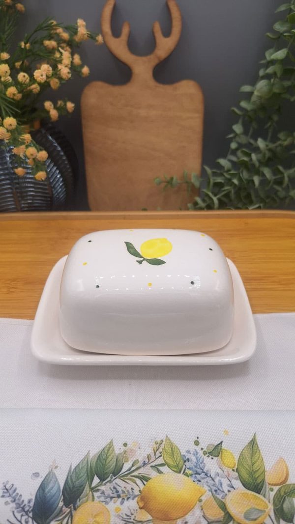 کره خوری سرامیکی لیمویی