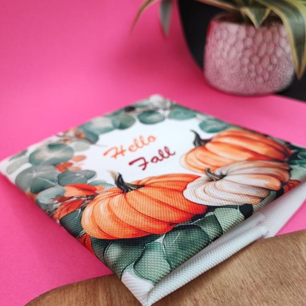 دستمال آشپزخانه طرح کدو-Hello Fall - Image 3