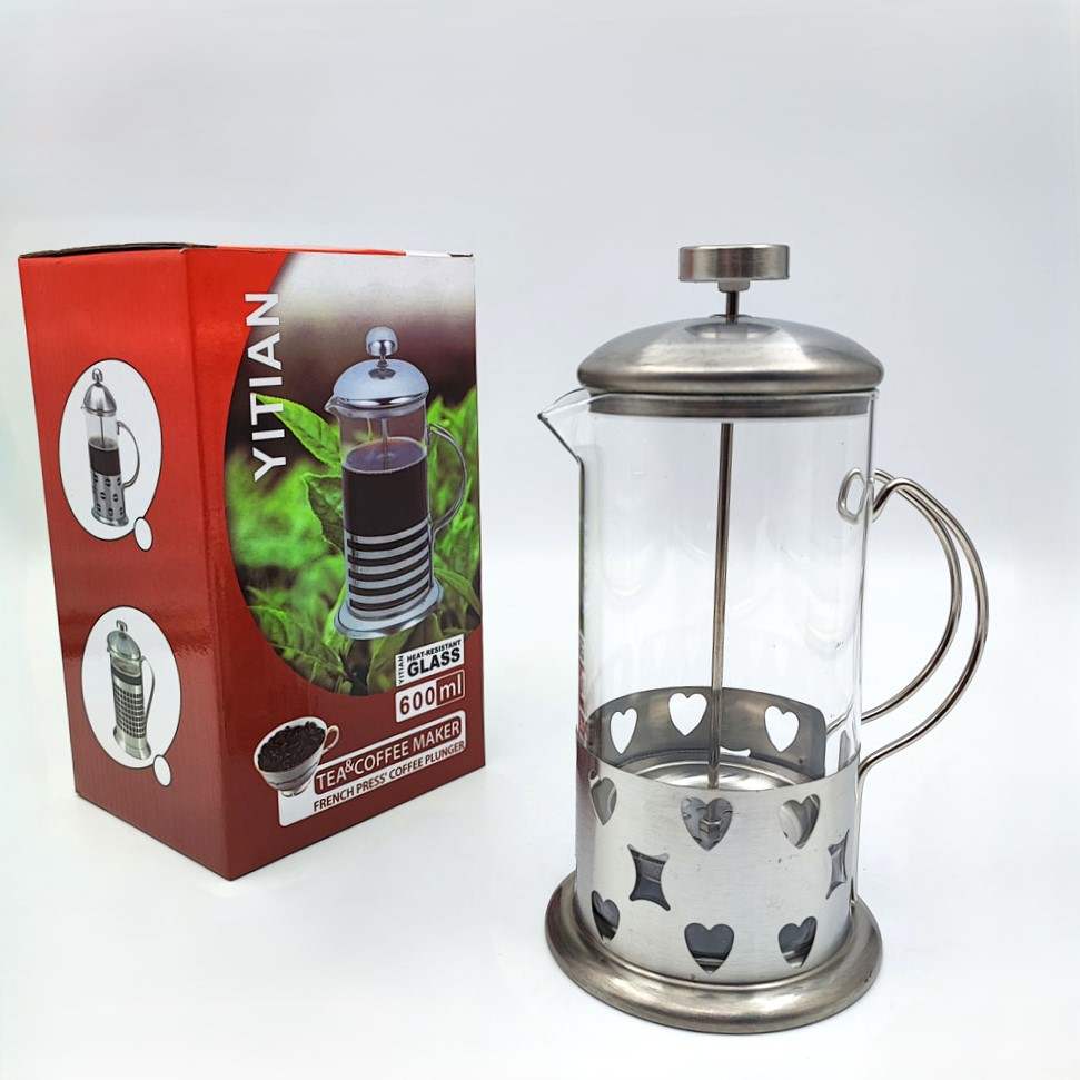 فرنچ پرس استیل 600ML یک