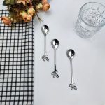 قاشق چای خوری سیلور طرح برگ 1