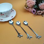 قاشق چای خوری سیلور طرح برگ