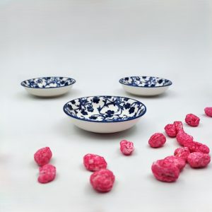 مزه خوری گرد بزرگ گل آبی دنی هوم