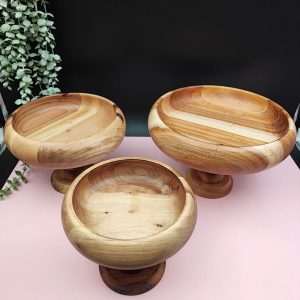 میوه خوری چوبی پایه بلند