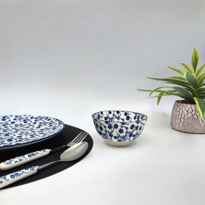 پیاله ماست خوری گل آبی دنی هوم