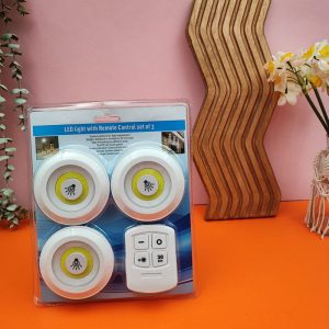 چراغ LED سه تایی ریموت دار زیرکابینتی