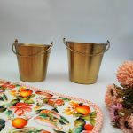 سطل استیل طلایی یخ 1