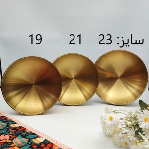 کاسه دوجداره استیل طلایی 1