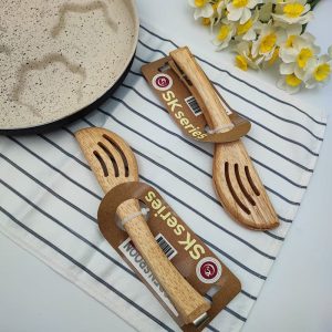 انبر چوبی مرغ و سالاد SK Serirs مدل C 1