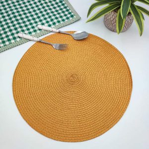 زیر بشقابی گرد کنفی