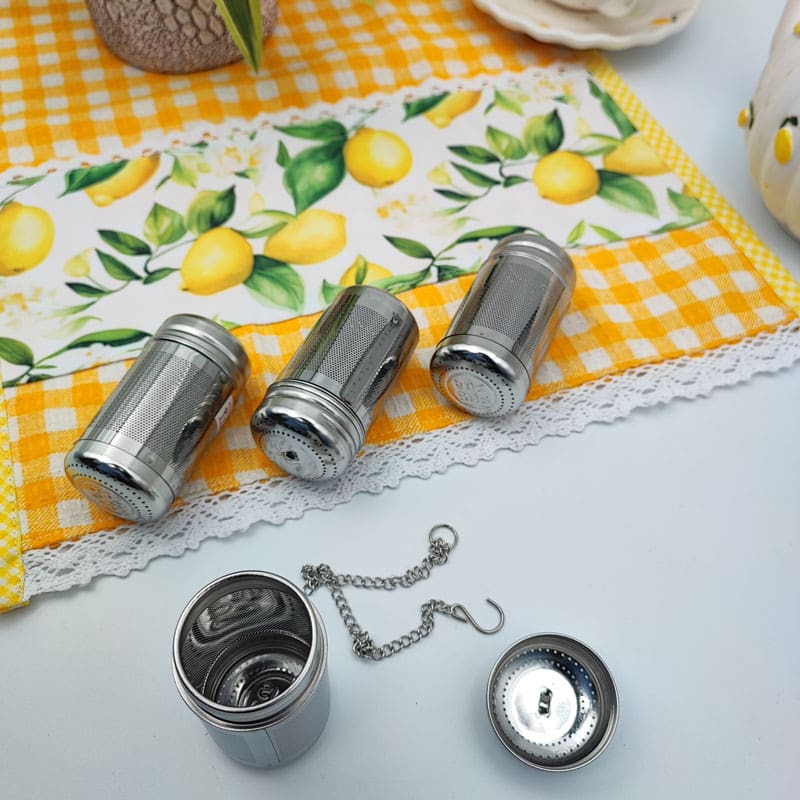 صافی استوانه ای استیل چای و دم نوش - Image 4