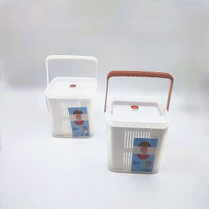 ظرف ترشی و لبنیات سبددار 5.5L مانیا
