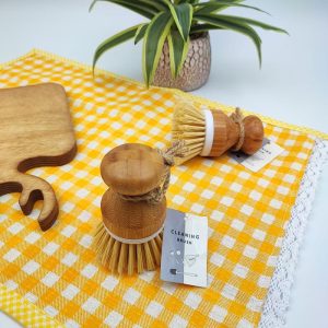 فرچه گِرد دسته کوتاه چوبی