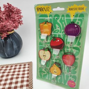 چسبونک قلاب دار فراویز – طرح میوه