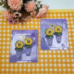 چسبونک قلاب دار فراویز - طرح آفتابگردان 1