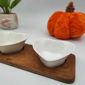 اردوخوری سرامیکی زیرچوبی مدل قلب
