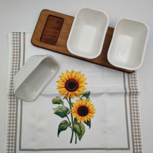 اردوخوری سرامیکی زیرچوبی مدل مستطیل