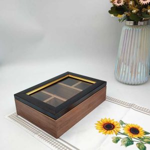 تیباکس چوبی 5خانه دور طلایی رایکا 2719 یک