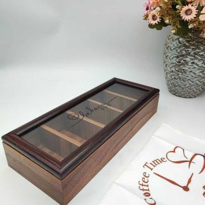 تیباکس چوبی 5خانه مستطیل رایکا 3815 یک