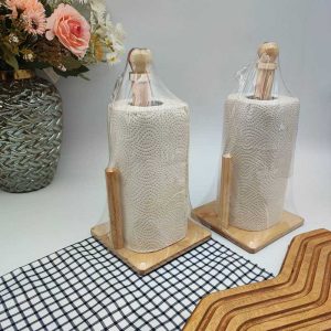 جادستمال کاغذی رولی چوبی آشپزخانه 1