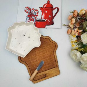 صبحانه خوری سرامیکی زیرچوبی طرح بستنی