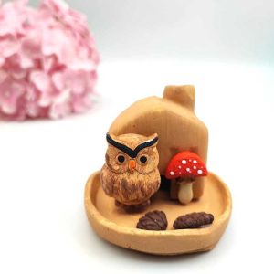 جا عودی سفالی سنجاب و جغد