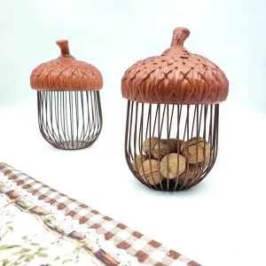 سبد و جا گردویی طرح بلوط 2