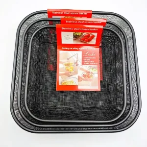 سبد توری فلزی مربع Lizhi