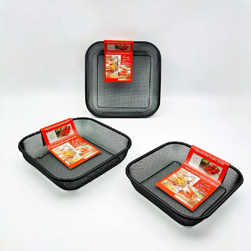 سبد توری فلزی مربع Lizhi - Image 4
