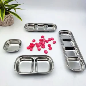 اردوخوری استیل مربع یونیک پلاس